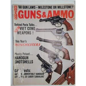 1969 Vintage Guns and Ammo Magazine Featuring Winchester Handgun Shotshells